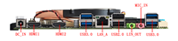 Chipset HM170/HM175 Motherboard Mini ITX Generasi ke-6 Combo QM6000 DDR4 32GB 2LAN 6COM untuk Mesin Swalayan