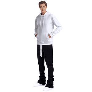 Pantalones de chándal para hombre Slim Fit Custom Flare Jogger Cargo Stacked Sweats Pantalones de hombre Pantalones de chándal Venta caliente - Product Image 4