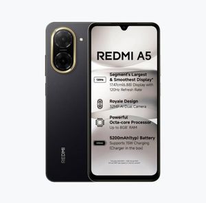 PNG New EU phiên bản <span class=keywords><strong>Redmi</strong></span> A5 4G điện thoại thông minh 4 + 128 GB unisoc t7250 Octa core CPU 6.88 \ "hiển thị 32MP ai Dual Camera pháp điều hành - Product Image 1