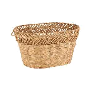 Panier de rangement en jacinthe d'eau naturelle tissé à la main, panier de rangement artisanal, vente en gros, respectueux de l'environnement, fabriqué par VgreenArt au Vietnam - Product Image 2