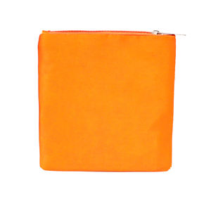 Mini Gameday personnalisé perlé fabriqué à la main porte-monnaie Unique Orange étoiles blanches sacs à monnaie avec fermeture à glissière nouveauté - Product Image 5