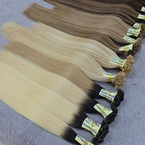 Dream Hair T03 Vietnamese Virgin Flat Tip Machine Double Weft 100g Perm All Colors 8-Inch Kinky - Product Image 5