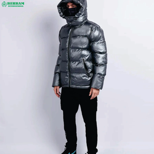 เสื้อแจ็คเก็ตพัฟเฟอร์ผู้ชายทรงโอเวอร์ไซส์ 13 สี สำหรับฤดูหนาว หนา อุ่น กันลม เป็นมิตรกับสิ่งแวดล้อม ผ้าแคนวาส ทรงสแตนด์  แบบควิลท์ บุใย  สไตล์ไฮสตรีท - Product Image 5