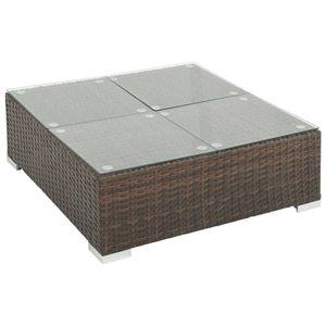 ENVÍO GRATUITO Conjunto de Muebles de Patio Modernos de Ratán Sintético para 6 Personas con Cojines Marrón Diseño Contemporáneo - Product Image 4