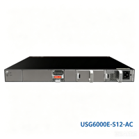USG6000E S12 AC, Firewall de Seguridad Empresarial de Última Generación, Rendimiento de 20 Gbps, 8 Puertos RJ45, 4 Puertos Combinados GE, VPN Avanzada