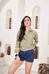 Camisa de lujo para mujeres a granel por el exportador mayorista Fabzone - Product Image 3