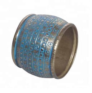 Handmade round Metal Napkin <b>Ring</b> Wedding Hotel Dining Table Decorative Napkin <b>Holder</b> Stocked for Party Use - Product Image 2