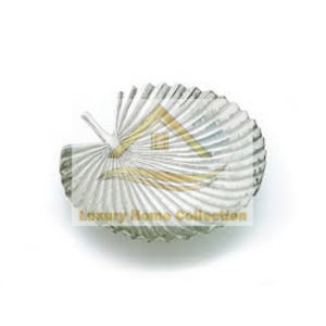 Plateau rond de qualité supérieure en acier inoxydable couleur argent avec fleurs dorées Plateau moderne de luxe fantaisie pour le service des aliments - Product Image 6