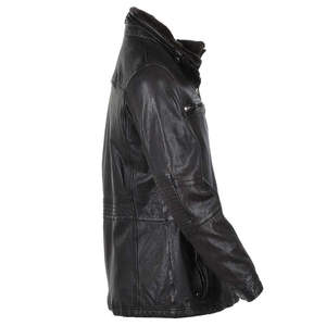 Veste en cuir véritable pour homme, écologique, options de cuir durable, style moto et motard, 2025 - Product Image 3