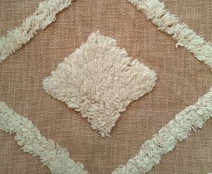 Oreiller de luxe de haute qualité avec housse lavable au motif de fleurs torsadées - Product Image 2