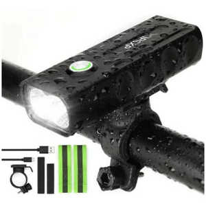 Luce per Bicicletta Ricaricabile USB 1000 Lumen per Pedalate Notturne Combinazione Fanale Posteriore e Luce Retro - Product Image 6