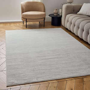 Alfombra decorativa para el hogar Carmel a rayas gris crema modelo 6010 - Product Image 3