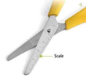 Tijeras de escala escolar de acero inoxidable de varios colores para estudiantes y tijeras de corte de papel de oficina a los mejores precios hechas a medida - Product Image 4