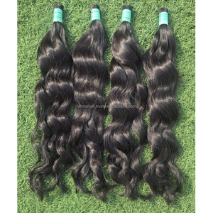 มัดผมตรงธรรมชาติแบบชาวอินโดนีเซียผมเรมี่แท้ของมนุษย์100% เรียงกันเป็นชิ้นเล็กๆนุ่มเงางามเกรดสูง - Product Image 1