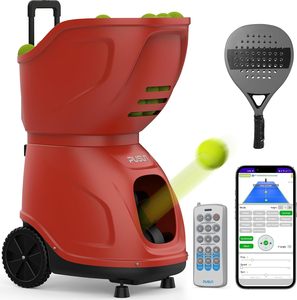Nuevo Lanzamiento: Máquina Lanzapelotas de Pádel PT-9001 Pro con Control por Aplicación, Lanzador Inteligente de Pelotas con 35 Puntos de Lanzamiento y 12 Modos - Product Image 3