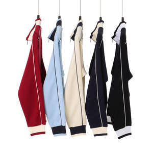 Sudadera con Cuello Alto y Doble Cremallera para Hombre, 380G, Personalizada por el Fabricante, Chaqueta Informal de Otoño e Invierno para Parejas - Product Image 4