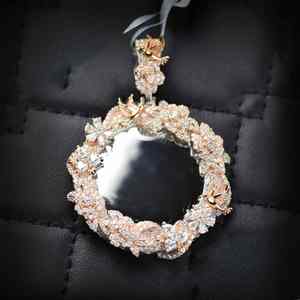 Pendentif Mémoire Photo en Argent 925 Rhodié avec Moissanite Tailles Multiples Style Hip Hop Bijoux Fins pour Hommes Breloques de Mariage - Product Image 4