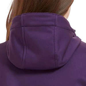 Conçu sur mesure pour femmes veste d'hiver légère à coquille souple respirant imperméable chaud vêtements d'aventure coupe-vent col à capuche - Product Image 4