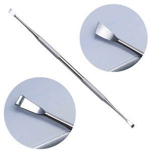 Nueva cuchara de doble cara al por mayor, empujador profesional para cutículas de uñas, herramientas para el cuidado de manicura y pedicura, empujadores de cutículas personalizados - Product Image 1