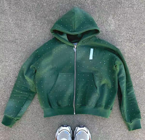 เสื้อฮู้ดดี้สตรีทแวร์ผ้าฟลีซหนานุ่ม ผูกเชือก คอตตอน/โพลีเอสเตอร์ ทรงปกติ เป็นมิตรกับสิ่งแวดล้อม ปรับแต่งได้ - Product Image 5