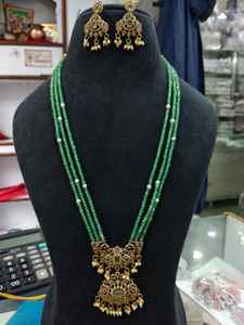 Joyería India para Mujer, Cuentas Antiguas, Mala Larga, Juego de Cuentas de Vidrio Multicolores de Alta Calidad, Collar Hecho a Mano, Producto al por Mayor - Product Image 3