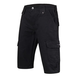 Pantalones Cortos Deportivos y Elegantes para Hombre, Corte Holgado, Color Sólido, Tejido de Mezcla de Algodón Ligero y Ecológico, Perfectos para Deportes al Aire Libre en Verano - Product Image 1