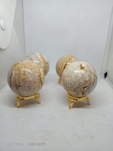 Natural Yellow Lace Agate Sphere Polished <b>Crystal</b> <b>Ball</b> Healing Stone Home Decor Meditation Gift Wholesale - Product Image 6