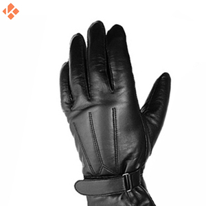 Guantes de Cuero para Ciclismo, Táctiles, Cálidos y Resistentes al Viento para Otoño e Invierno - Product Image 3