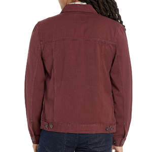 OEM de fábrica de diseño personalizado Sun Faded Jeans desgastados chaqueta de mezclilla Streetwear Vintage bordado Rhinestone chaqueta de mezclilla de los hombres - Product Image 3