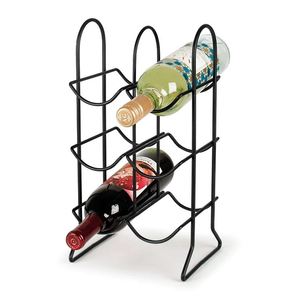 Steel Wine Bottle Storage Rack Holder Wholesale for Kitchen Home Decoration Dining <b>Table</b> champagne Wine Display Rack Holder <b>bar</b> - Product Image 1