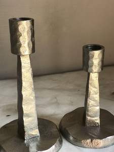 Hmmered – ensemble de 3 bougeoirs en Aluminium, nouveau, rustique, laiton, Table Antique, décoration de fête de noël - Product Image 6