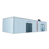 Cabine de peinture à rideau d'eau pour meubles de grande taille SDLongXiang LX-120, chauffage infrarouge électrique 52KW, système anti-poussière économe en énergie