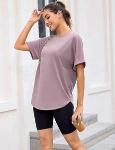 Camisetas gráficas de gran tamaño de verano para mujer, camisetas holgadas con cuello redondo, camisetas de manga corta informales a la moda para todos los días, patrones estampados - Product Image 3