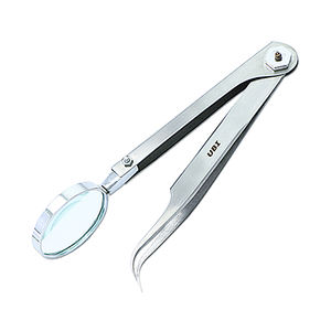 Pinzas de Precisión UBI de 13 cm, Acero con Alto Contenido de Carbono, Duraderas, con Punta Fina, Herramienta Técnica para Extensiones de Pestañas y Joyería - Product Image 1