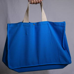 Sac fourre-tout en toile de coton Calico réutilisable écologique de haute capacité Logo personnalisable longue lettre de Solution durable - Product Image 5