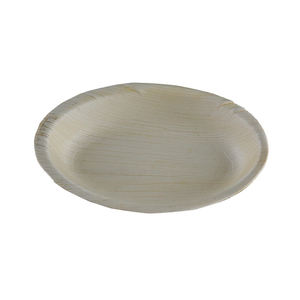 Plato de cena biodegradable respetuoso con el medio ambiente, vajilla de hoja de palma, platos desechables de hoja de palma de forma redonda de India - Product Image 1