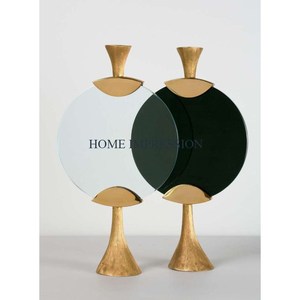 Round Ring Design Gold Polished Metal <b>Candle</b> <b>Holders</b> Table Ware Hotels and Home Indoor and Outdoors Lightening <b>Candle</b> <b>Holders</b> - Product Image 3