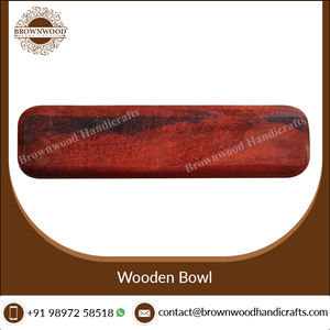 ชามแป้งและสลัดยาวพรีเมี่ยมทำด้วยมือทำจากไม้ดีไซน์ทันสมัยร้านอาหารโรงแรมงานปาร์ตี้ผู้ผลิตอินเดีย - Product Image 4