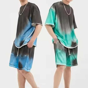 Ensemble T-shirt et short slim fit 100 % coton pour marques de vêtements – Fournisseur de marques privées - Product Image 1