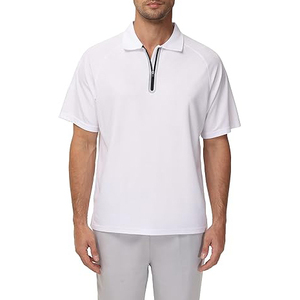 Polo de sport léger en coton à manches courtes pour homme, respirant et absorbant l'humidité, motif uni brodé, approvisionnement ODM - Product Image 3