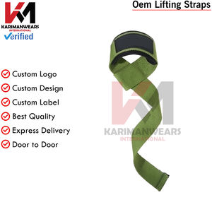 Hot Sale Gym Weight Lifting Straps Heavy Duty <b>Wrist</b> <b>Support</b> Powerlifting Accessories - Product Image 4