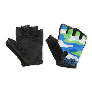 Gants de cyclisme demi-doigts antidérapants de haute qualité pour enfants Équipement d'équitation durable Gants pour jeunes cyclistes - Product Image 1