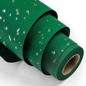 76.2cm x 4.87m gros logo personnalisé imprimé coloré papier d'emballage fleurs emballage couleur canapé papier pour cadeau rouleau de papier - Product Image 6