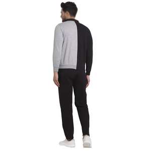 Sweat à capuche athlétique de sport en polaire de haute qualité pour hommes et pantalons de jogging surdimensionnés deux pièces survêtement d'hiver - Product Image 3