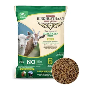 高蛋白有机绵羊和山羊健康生长饲料，以印度供应商的批发价更好地消化