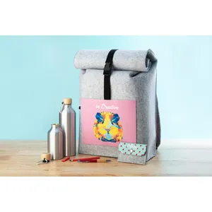 Sac à dos promotionnel durable CreaFelt RPET pour le merchandising - Product Image 3