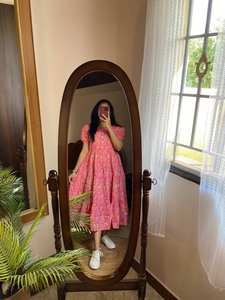 A Perfect Summer Cotton Maxi <b>Dress</b> With Floral Print - Product Image 6