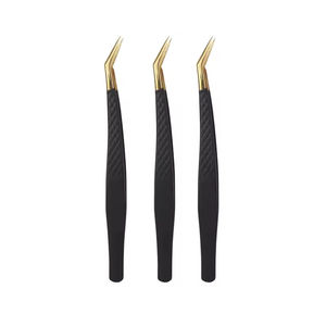 Pinzas para Pestañas Herramienta Profesional, Antideslizante, No Magnética, Ligera, Perfecta para Artistas de Pestañas - Product Image 4