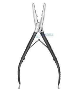 wholesale Multi-Functional <b>Hair</b> Extension Plier with Dual Holes Professional <b>Tool</b> for Seamless <b>Hair</b> Extensions Black custom logo - Product Image 1
