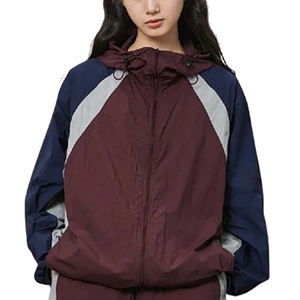 Factory Wholesale Price Customized Logo <b>Women</b> <b>Windbreaker</b> <b>Jacket</b> New Fashionable Long Sleeve OEM <b>Windbreaker</b> <b>Jacket</b> For <b>Women</b> - Product Image 1